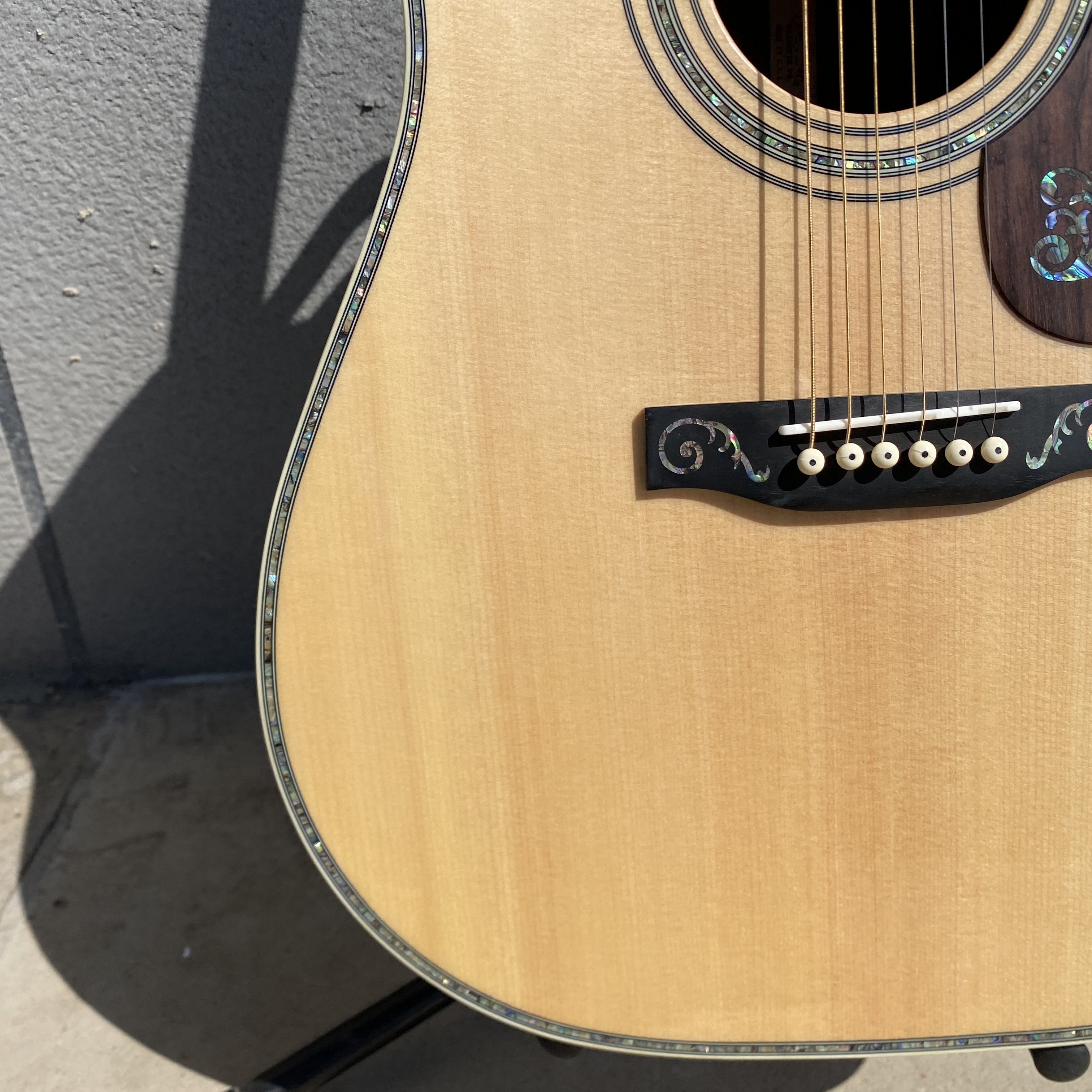 Original Acoustic Acoustic Guitar, Mahogany Panel, Rosewood Fingerboard, 20frets, Ebony Fingerboard, Classic Design