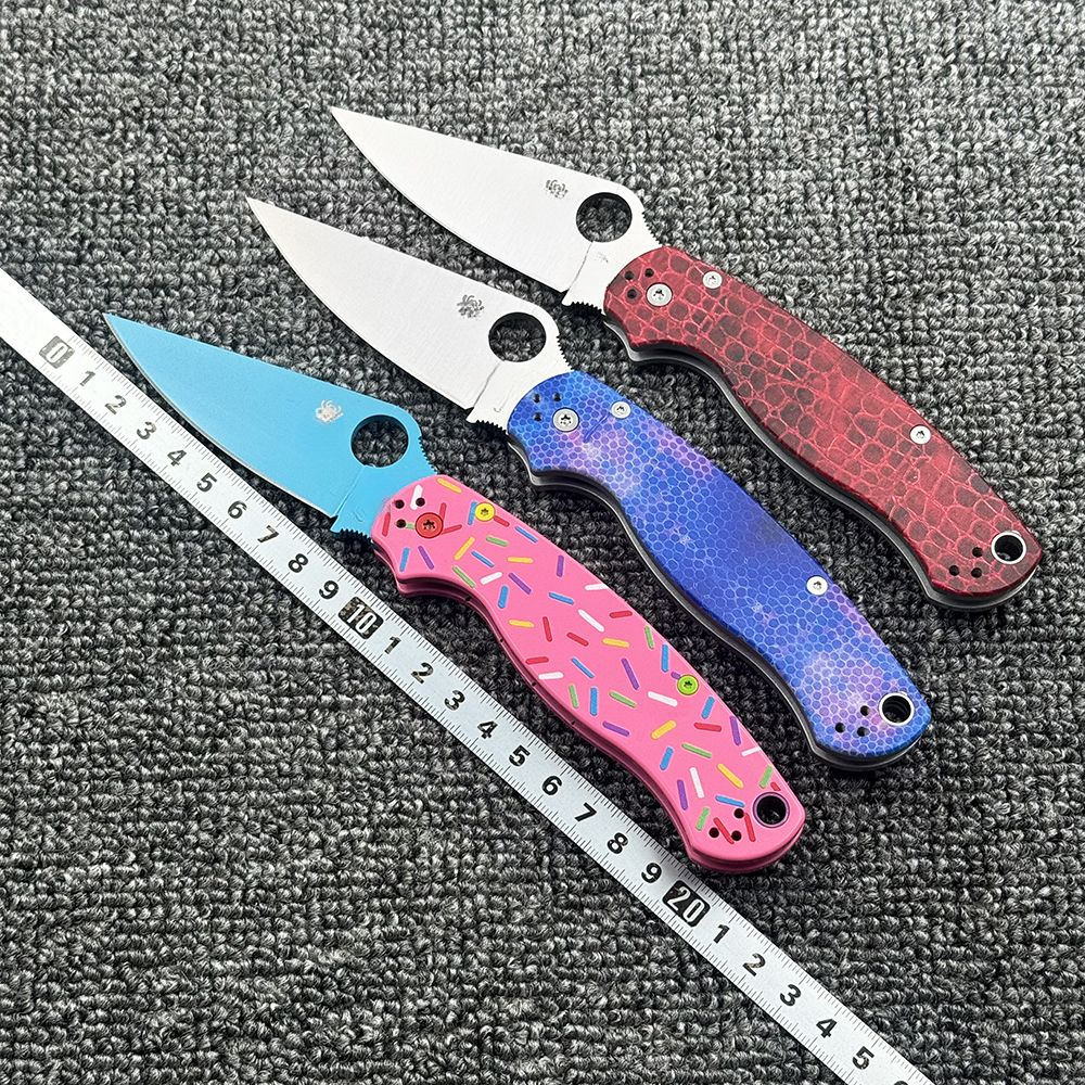 C81 Aluminum Alloy Handle Bearing Folding High Hardness Outdoor Camping Wilderness Survival Pocket Tool Knife