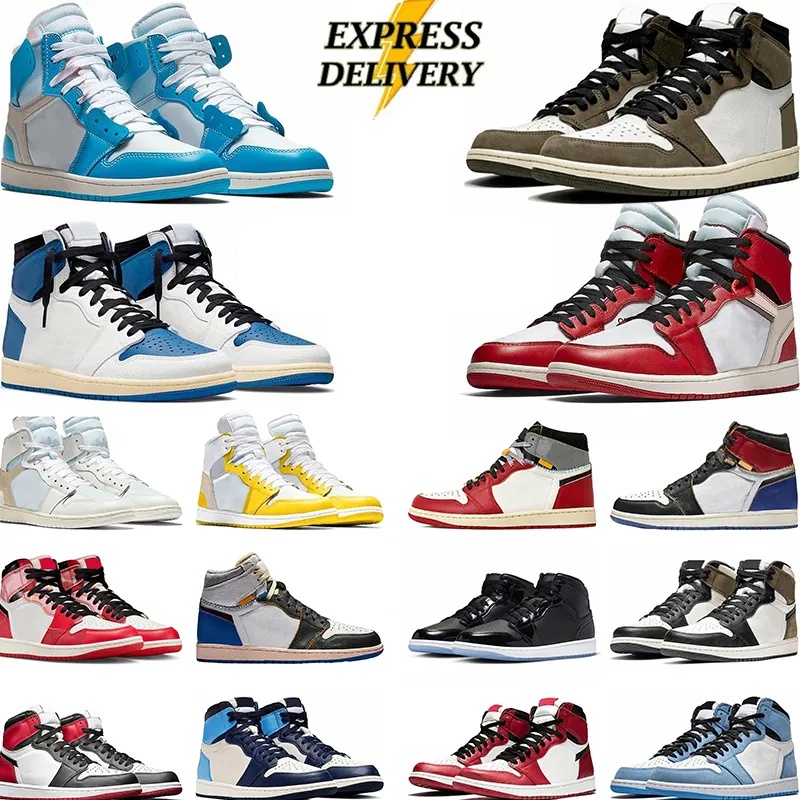 1s low high designer trainers basketball shoes men women Black Phantom Medium Olive sports sneakers Outdoor shoe 1