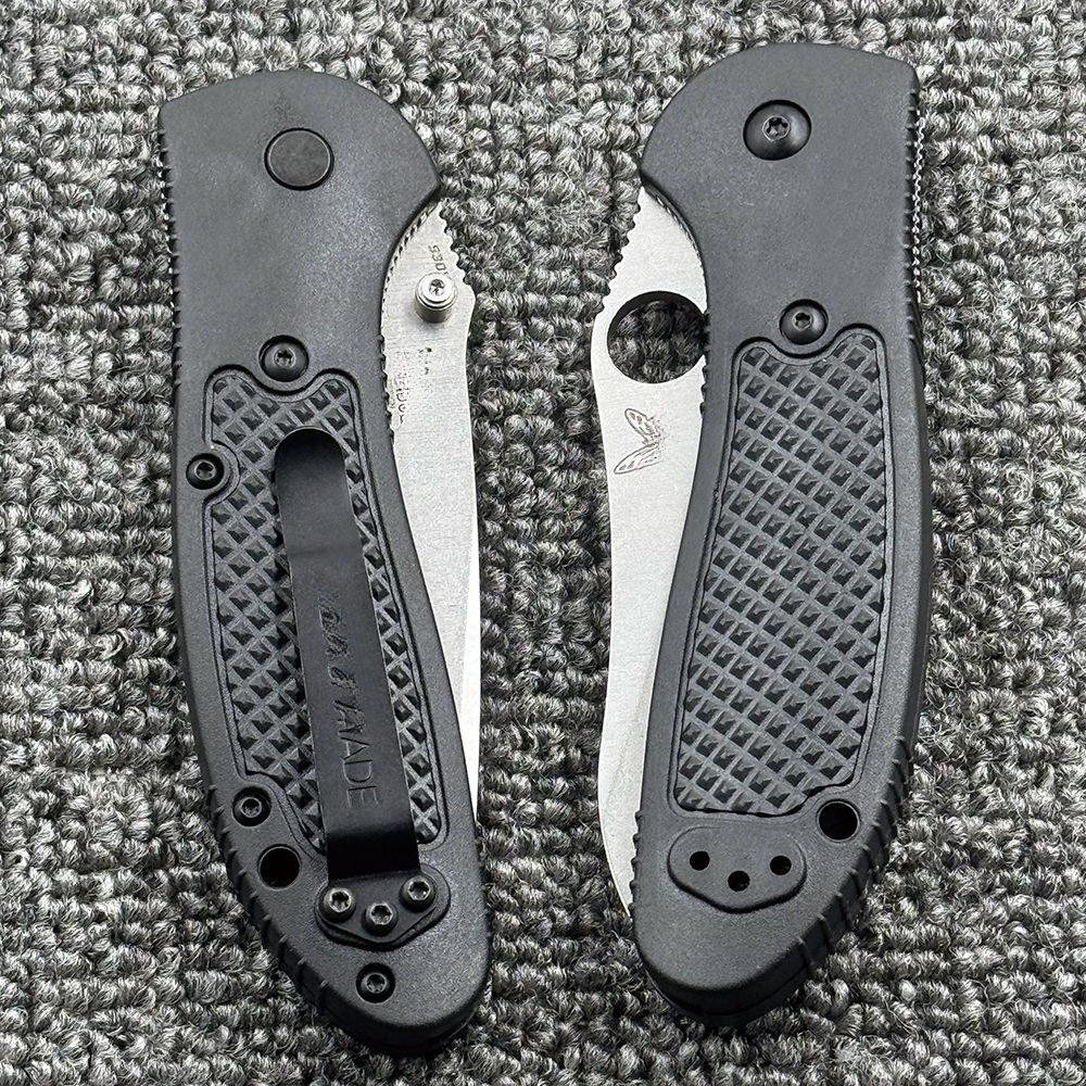BM550551Carry Folding Pocket Knife S30V Blade and Nylon Fiber Handle Portable Survival Outdoor Knife Defense Camping Tool