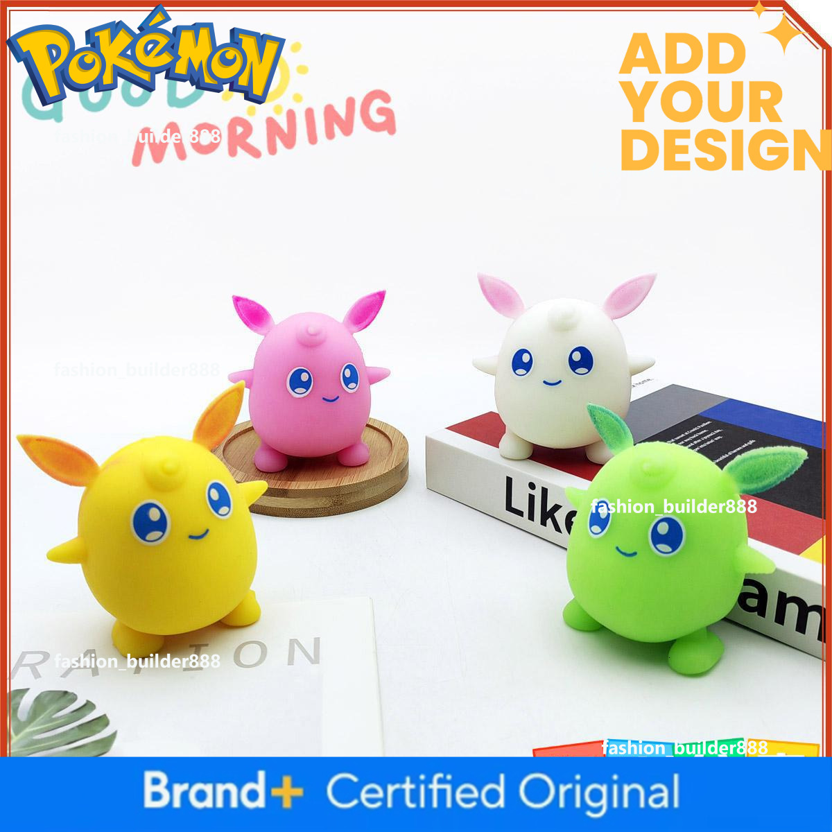 Pokemon Doll Stress-Relief Jigglypuff Pokemon Squishy For Venting And Boredom Relief, Popular Cross-Border Toy Hot Sell