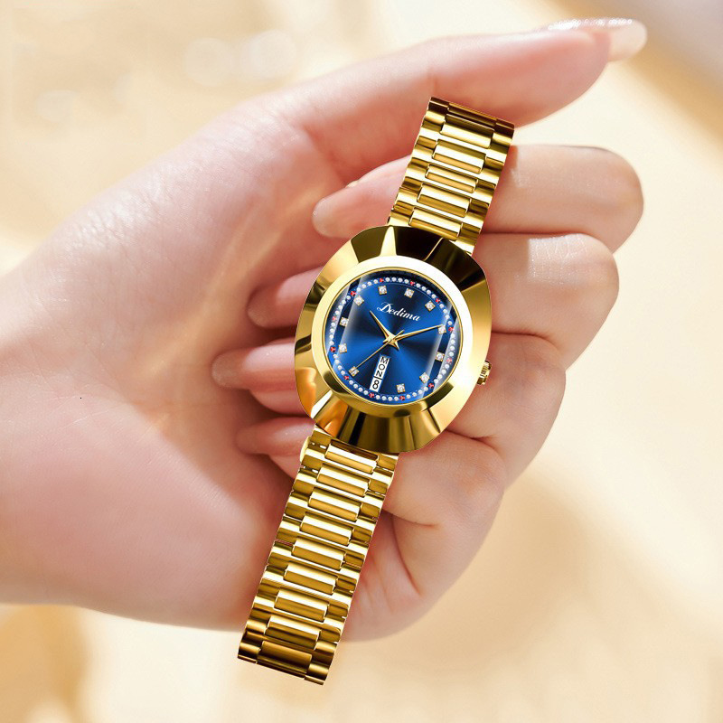Gold Business Personality Handsome Watch Fashionable Casual Quartz Watch 250530