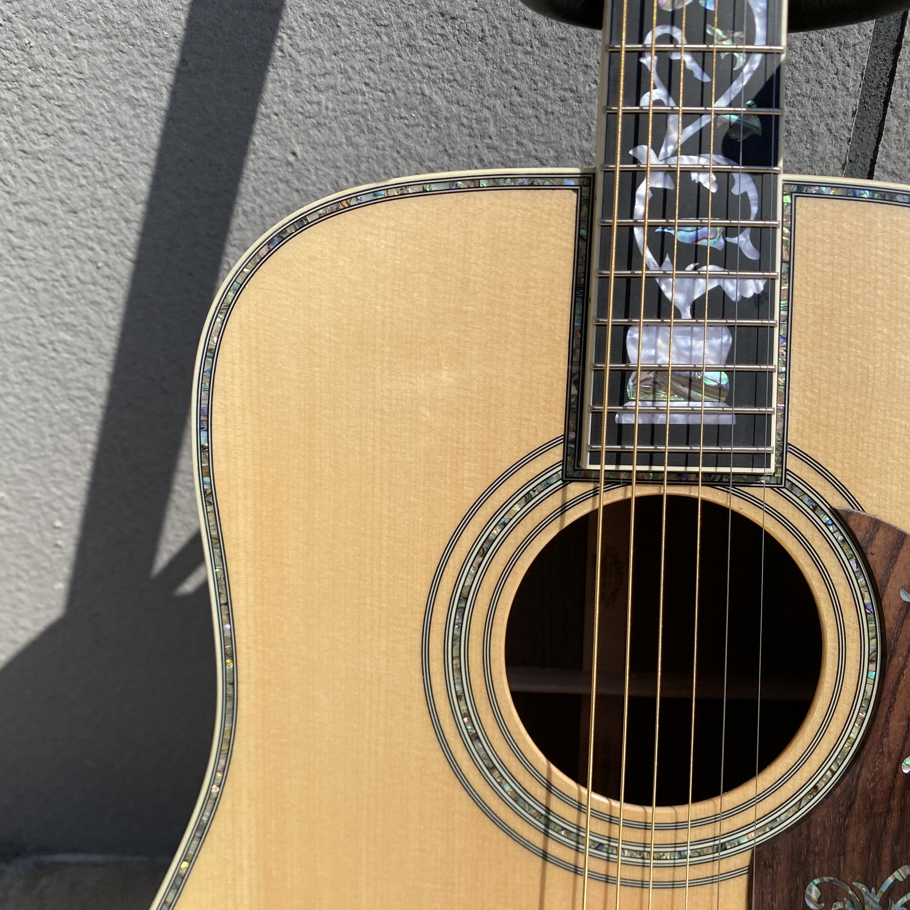 Original Acoustic Acoustic Guitar, Mahogany Panel, Rosewood Fingerboard, 20frets, Ebony Fingerboard, Classic Design
