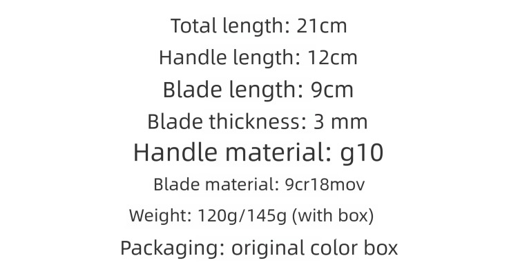 C234G10 handle outdoor folding camping survival sharp tactical EDC tool knife