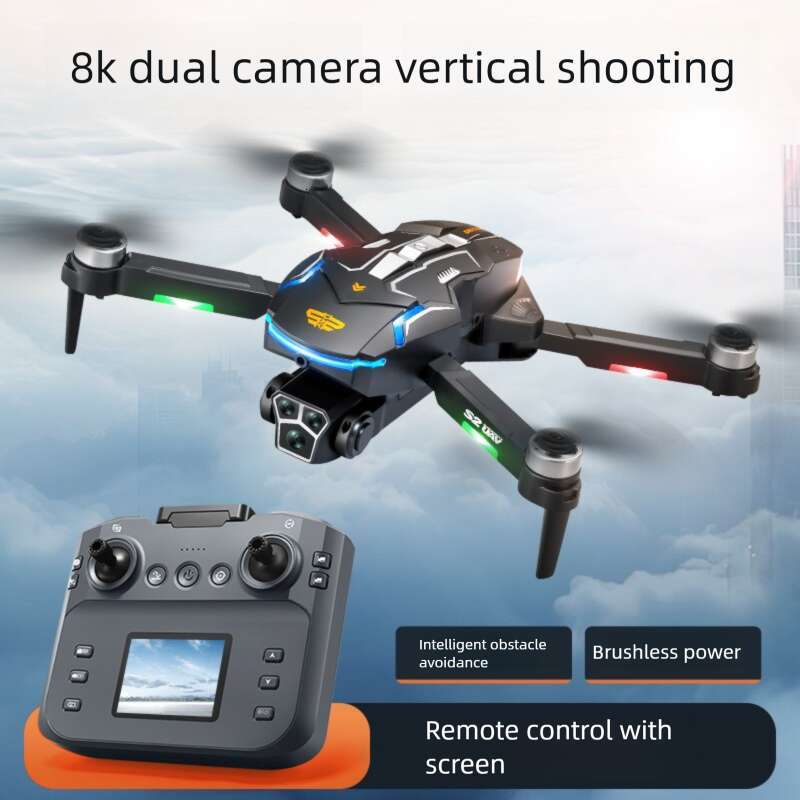 Famous Brand Wow Custom New Product S Drone With Screen K HD Dual Camera Remote Control Aircraft Obstacle Avoidance CKS