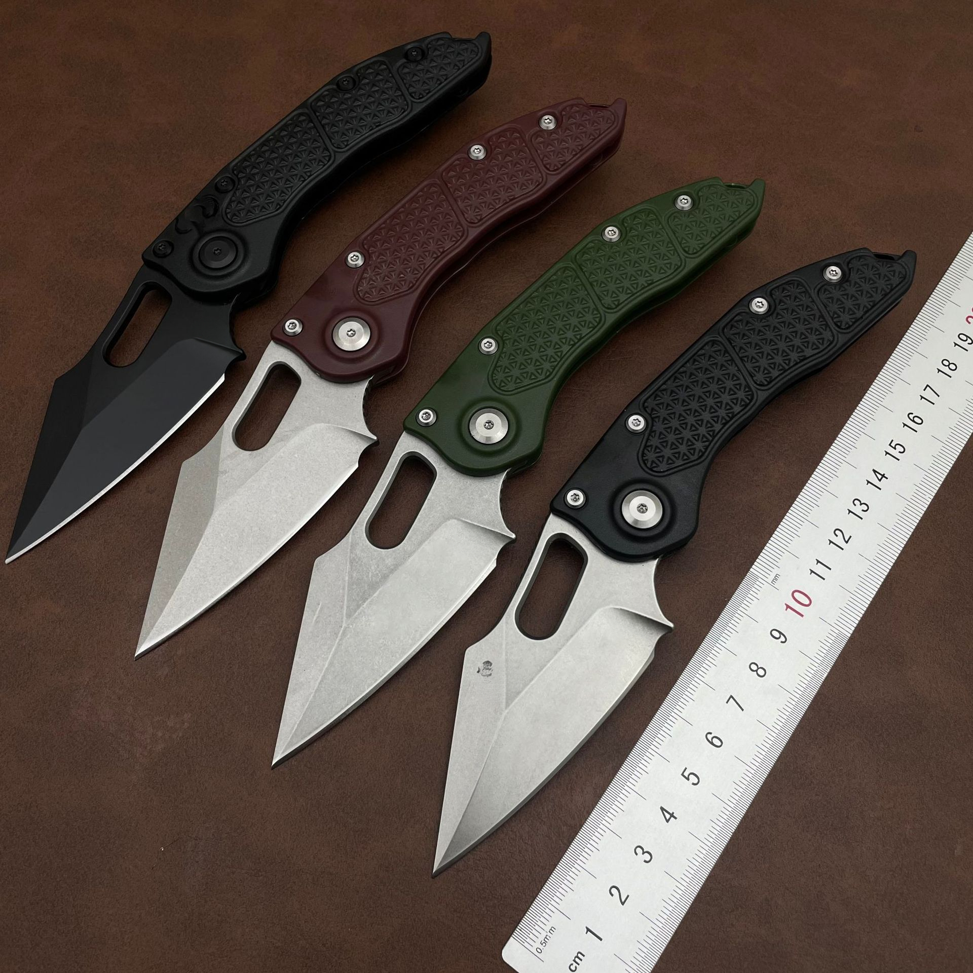 folding D2 Mark M390 blade Nylon fiber handle outdoor tactical camping hunting EDC tool kitchen knife