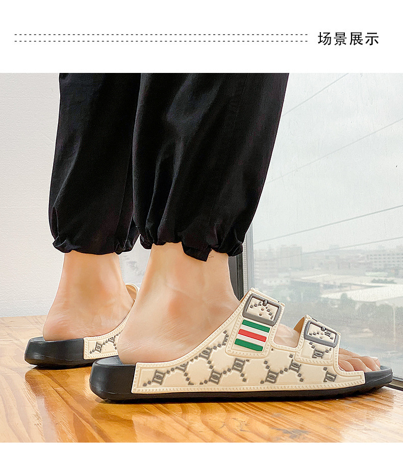 2026 Summer New Design High-end Men Luxury Flat Shoes For Outdoor Leisure Beach Sandals For Indoor Home Use Comfortable Slippers With Soft And Breatha