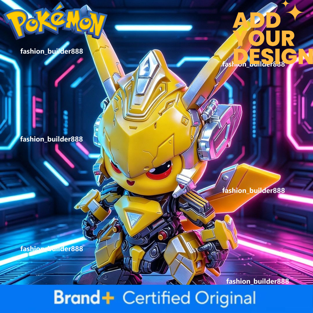 Pokemon Doll Cosplay Bumblebee Mecha Pikachu Figure Pokemon Trendy Toy GK Model Peripheral Decorations Wholesale Hot Sell - view 4