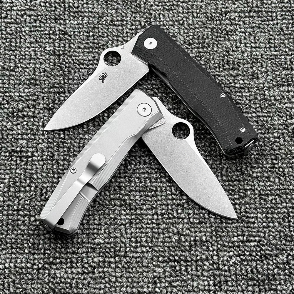 C265 Linen+Aluminum Alloy Handle Folding Outdoor Camping Wilderness Survival High HardnessTool Knife