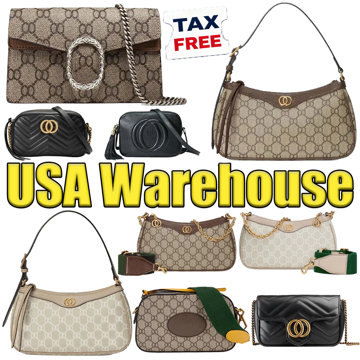 Designer Bag Hobo bag Women's Shoulder Bag Handbag Luxury Bag Chain Wallet Canvas Splicing Leather Pures Camera Bag Flap Envelope Top Retro Underarm Bag Fast Delivery