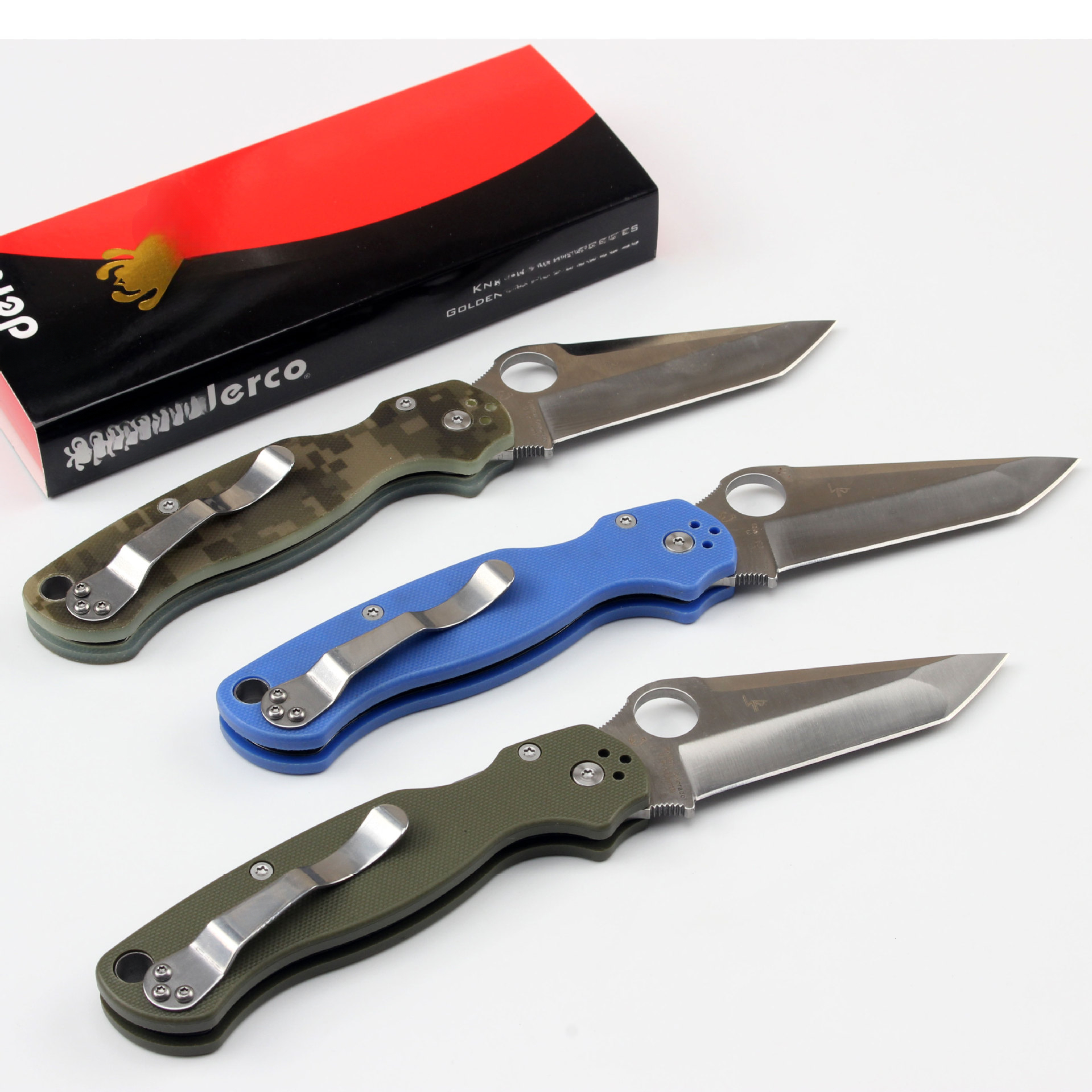 C81 Folding Knife Outdoor Camping, Hiking Pocket Knife Travel Portable EDC Utility Knife G10 handle Liner Lock