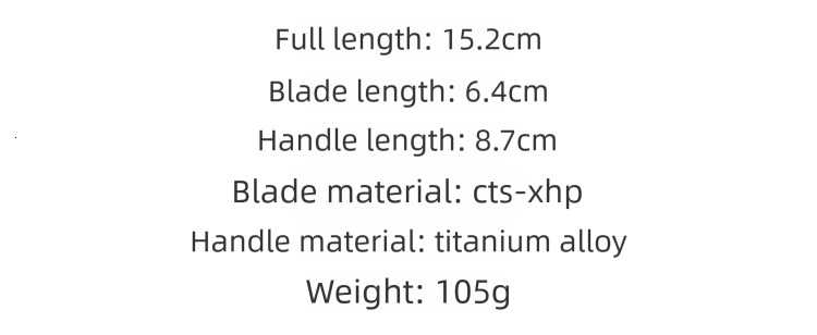 C158 Pocket Folding Knife Label Titanium Alloy Handle Outdoor Camping Defense Hunting Knife EDC Tool Gift