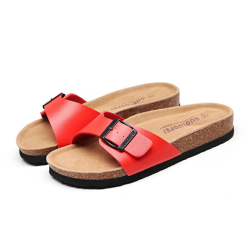 8 Style Cork Slippers Womens Summer Fashion Flat Sandals Outdoor Antiskid Vacation Womens Beach Slippers Flip Flops 260428