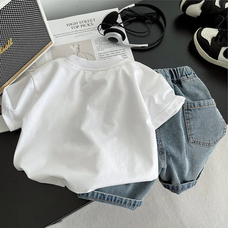 Summer Infant Boys Clothing For Children Casual T-Shirt Shorts 2PcsSet Toddler Baby Girl Clothes Costume Kids Tracksuits 260428