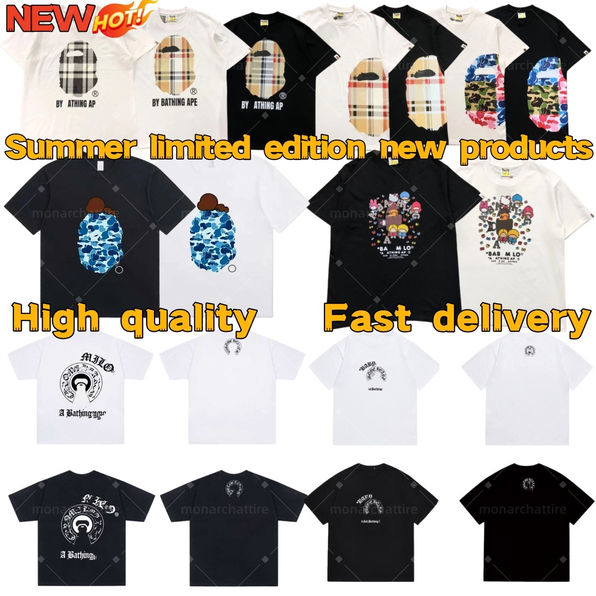 10A designer t shirt mens tshirt women tops sporty womens tees trends designer cotton short luxury sharks tshirts clothing street shorts bapps shirt 2026 Bapps Shirt