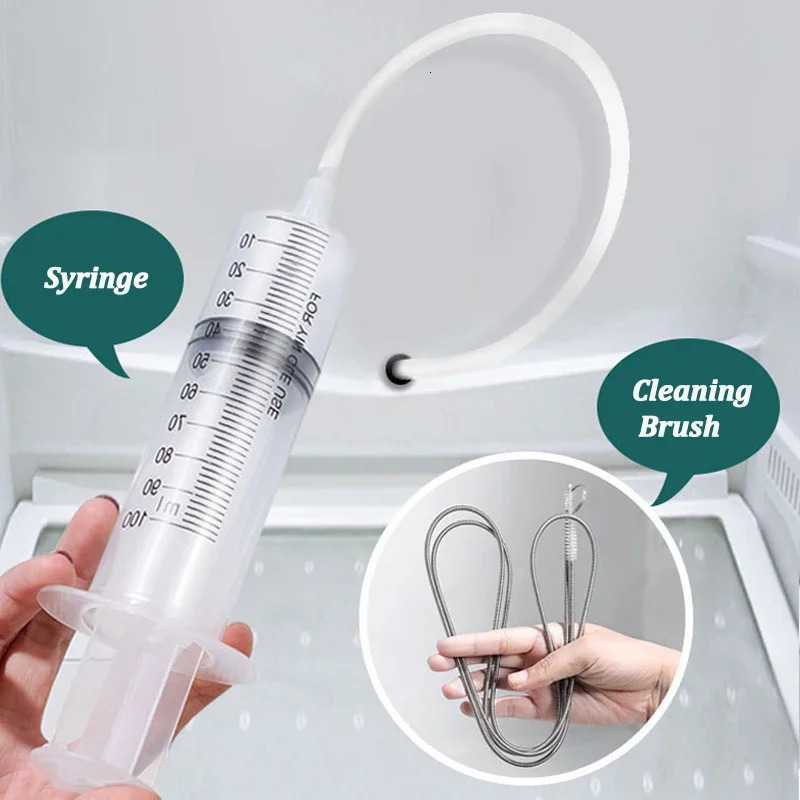 56Set Refrigerator Drain Hole Clog Remover Dredge Cleaning Tools Fridge Brush Water Outlet Cleaner for Household Clean 260429