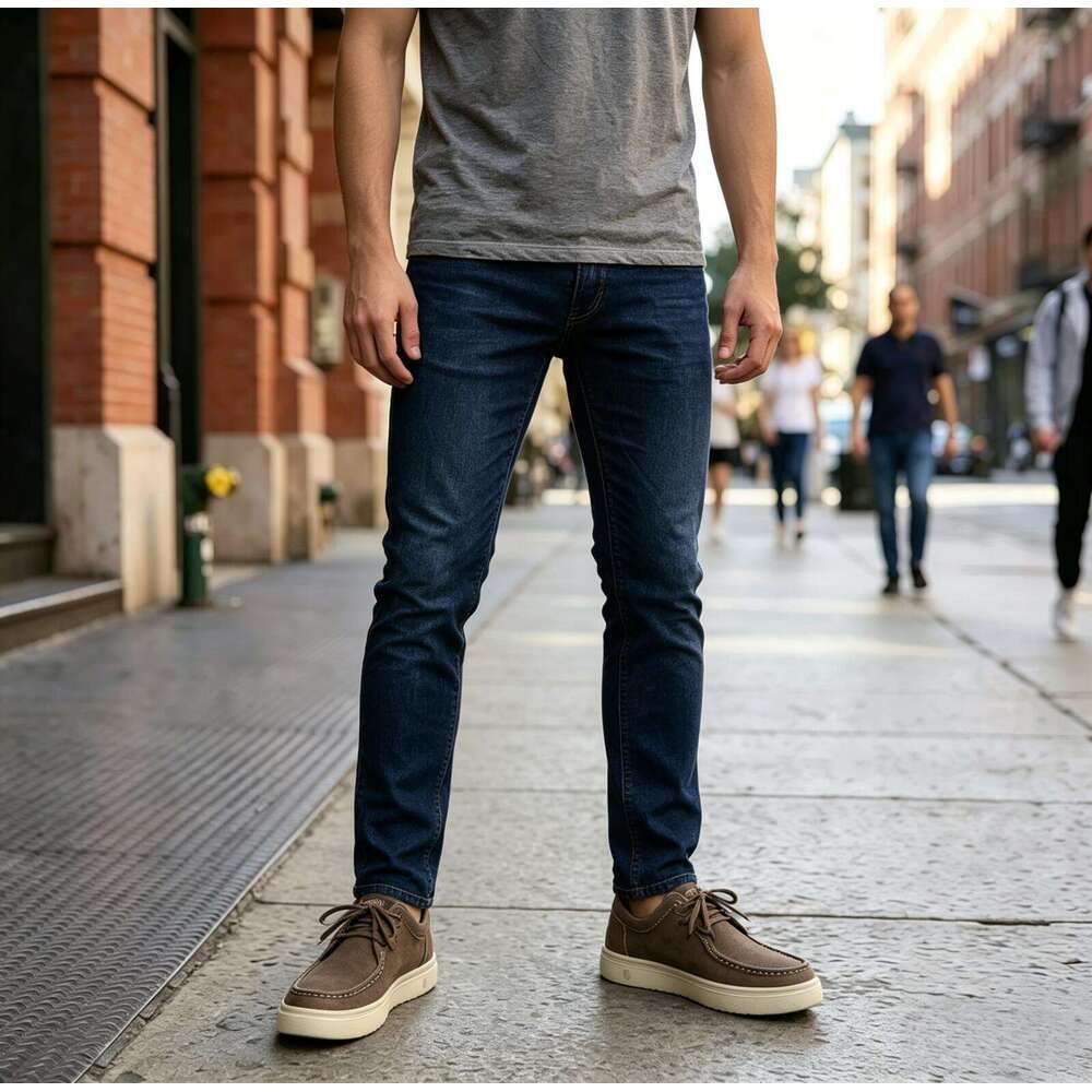OKIMOZ Premium Full Grain Leather Handsewn Classic Loafers, Elegant Business Casual Slip-Ons for Daily Commute and Leisure Occasions