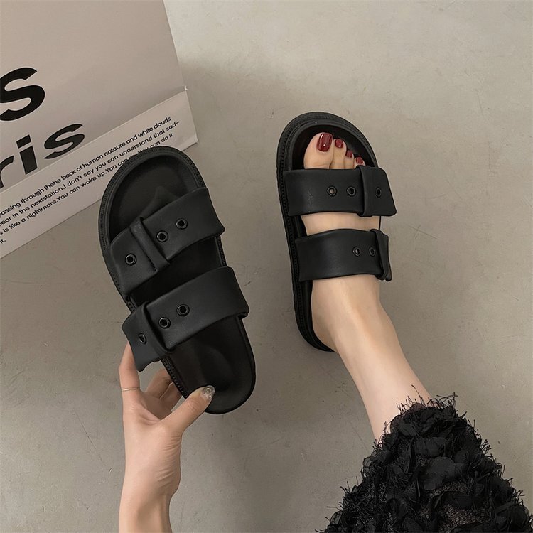 2026 Designer Luxury Women's New Style Zigzag Sandals - Thick-soled Outdoor Sports Flat Shoes - Petite And Comfortable Beach Shoes - Anti-slip Sl