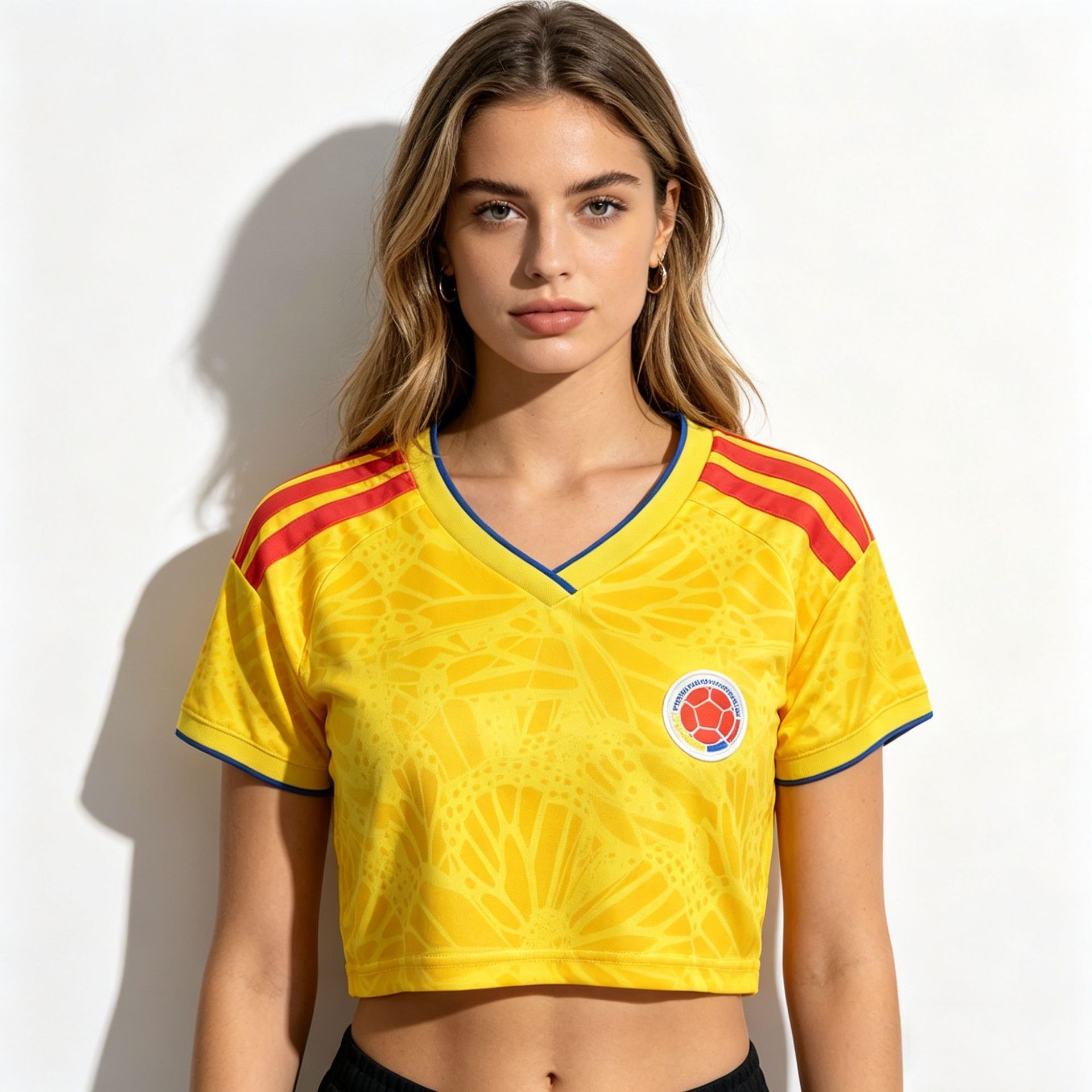 2026 World Cup Argentina, Brazil, Mexico, Portugal, Japan Women's Crop-top Short-sleeved Football Shirts