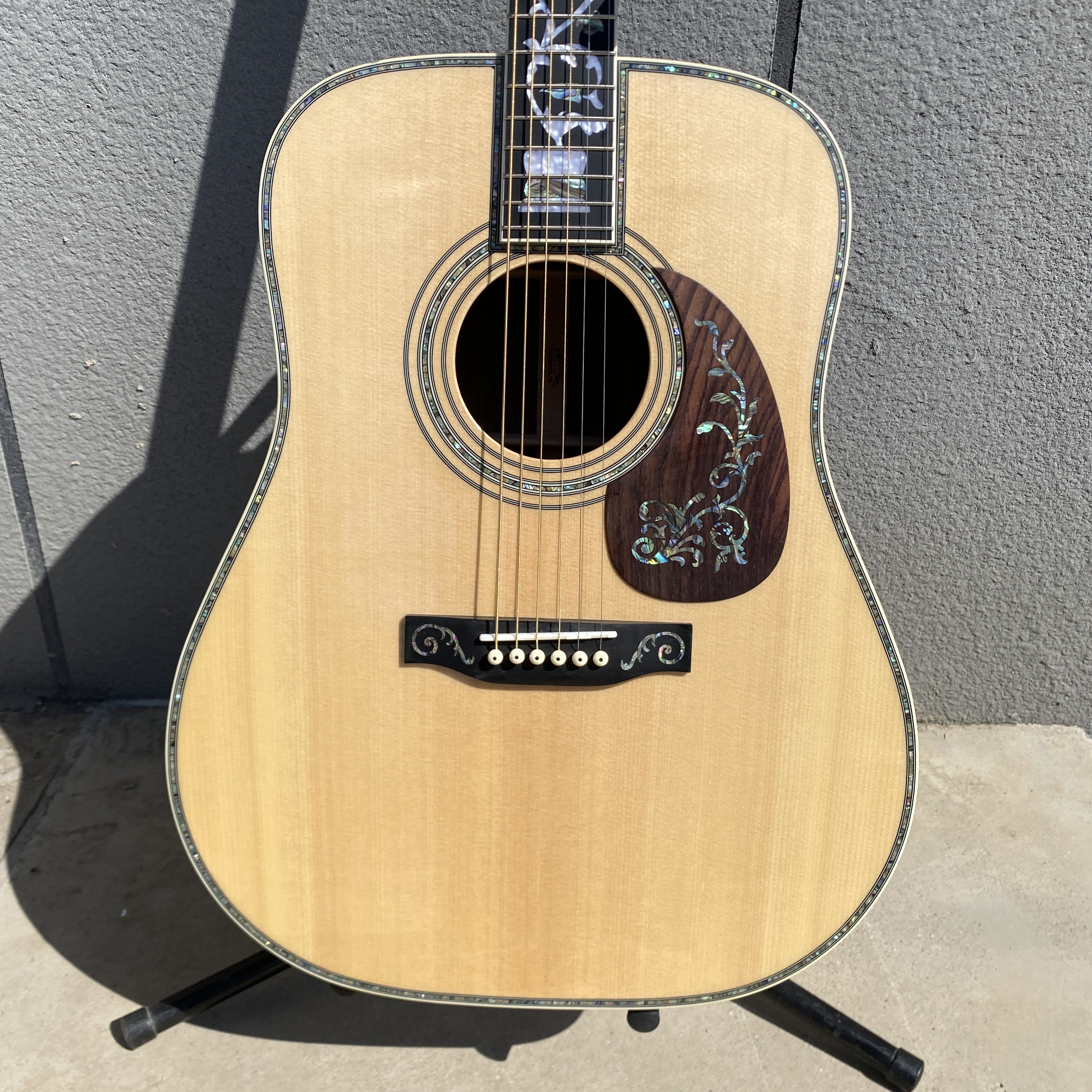Original Acoustic Acoustic Guitar, Mahogany Panel, Rosewood Fingerboard, 20frets, Ebony Fingerboard, Classic Design