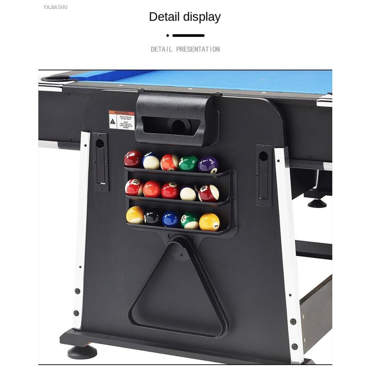 Pool Table Billiard Table 7ft 4 In 1 Multi Game Air Hockey Ping Pong Conference Table For Adult Indoor Game