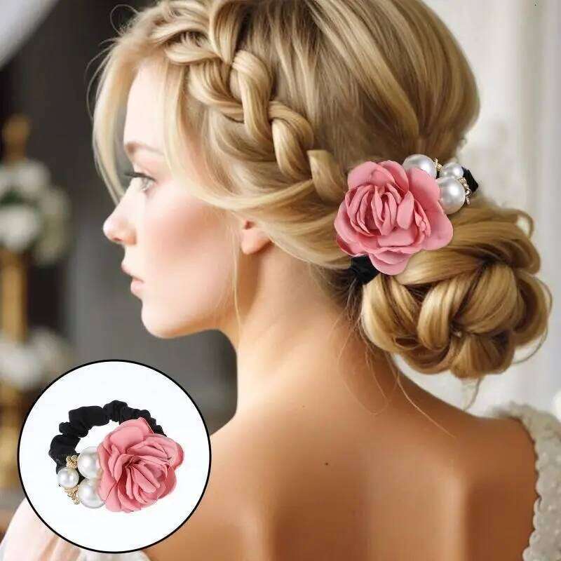 1/4Pcs Hair Accessories for Women Headbands Rings Scrunchies - view 6