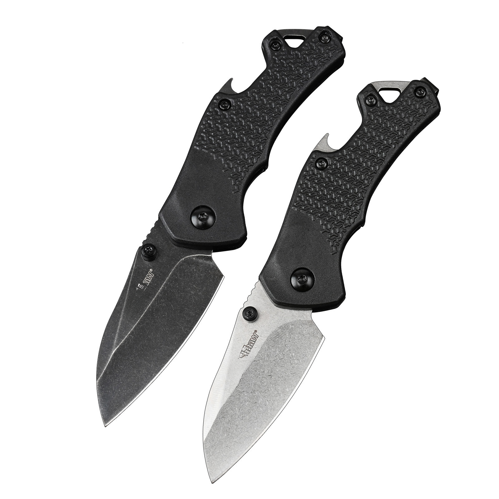 ks 8337 Compact Black Folding Knife with V-shaped Edge Grinding and Thumb Buckle Compact Design Precise and Durable Men's Gift