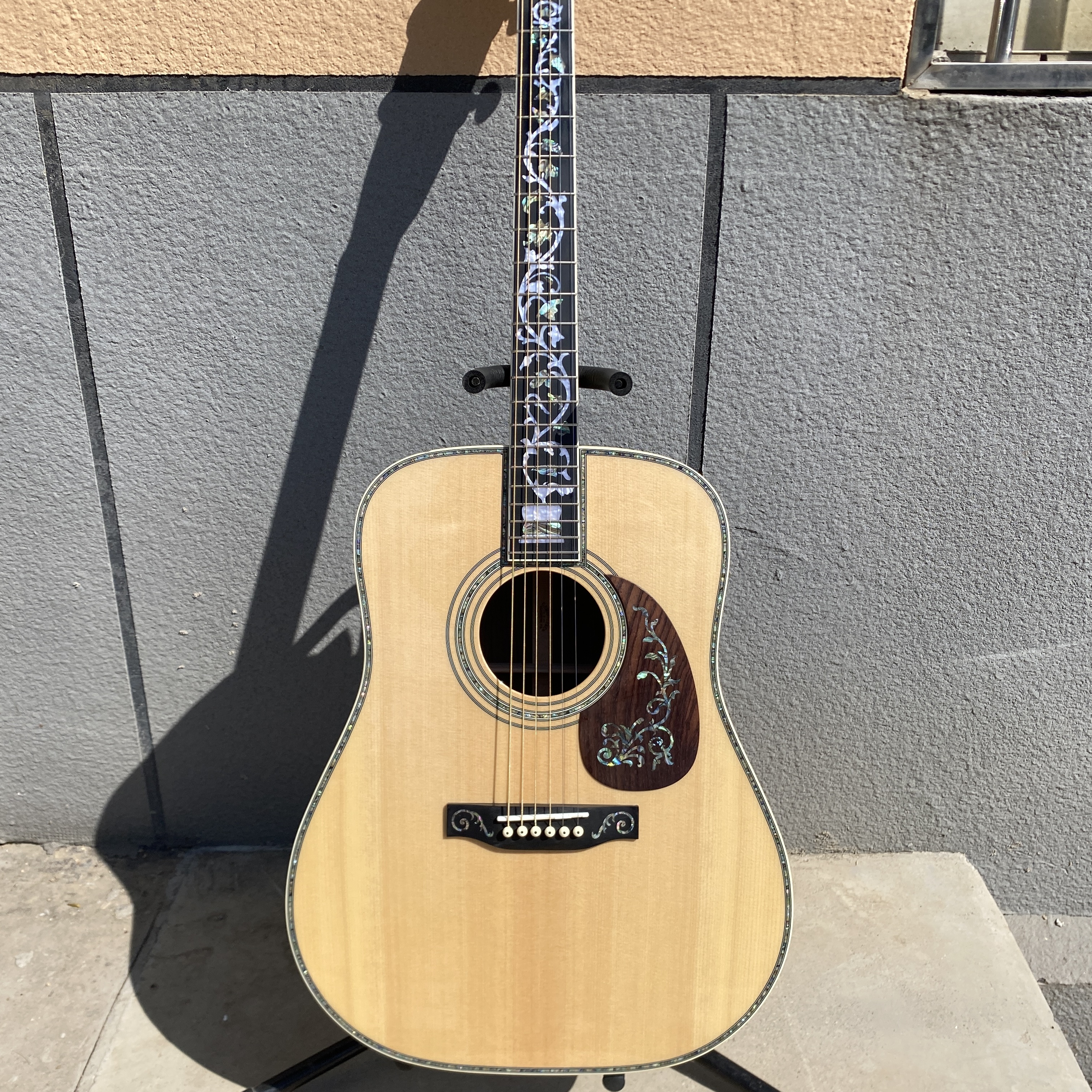 Original Acoustic Acoustic Guitar, Mahogany Panel, Rosewood Fingerboard, 20frets, Ebony Fingerboard, Classic Design