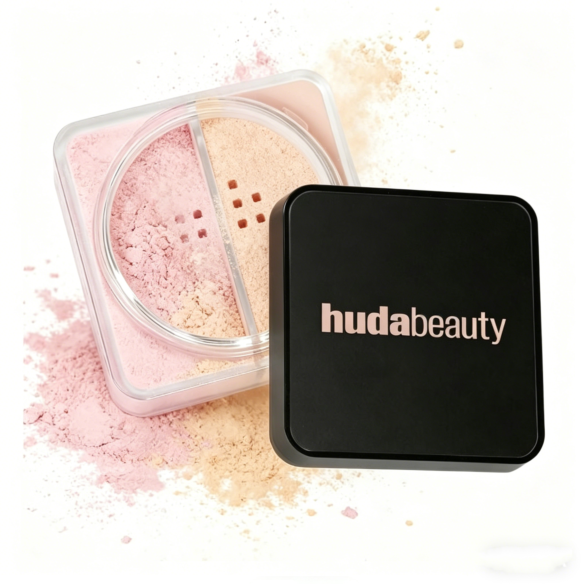 2026 Double-color Easy Bake Loose Baking Setting Powder Contour Concealer Foundation Makeup Full Coverage Poudre Libre Baking Fixation Facial Concealer