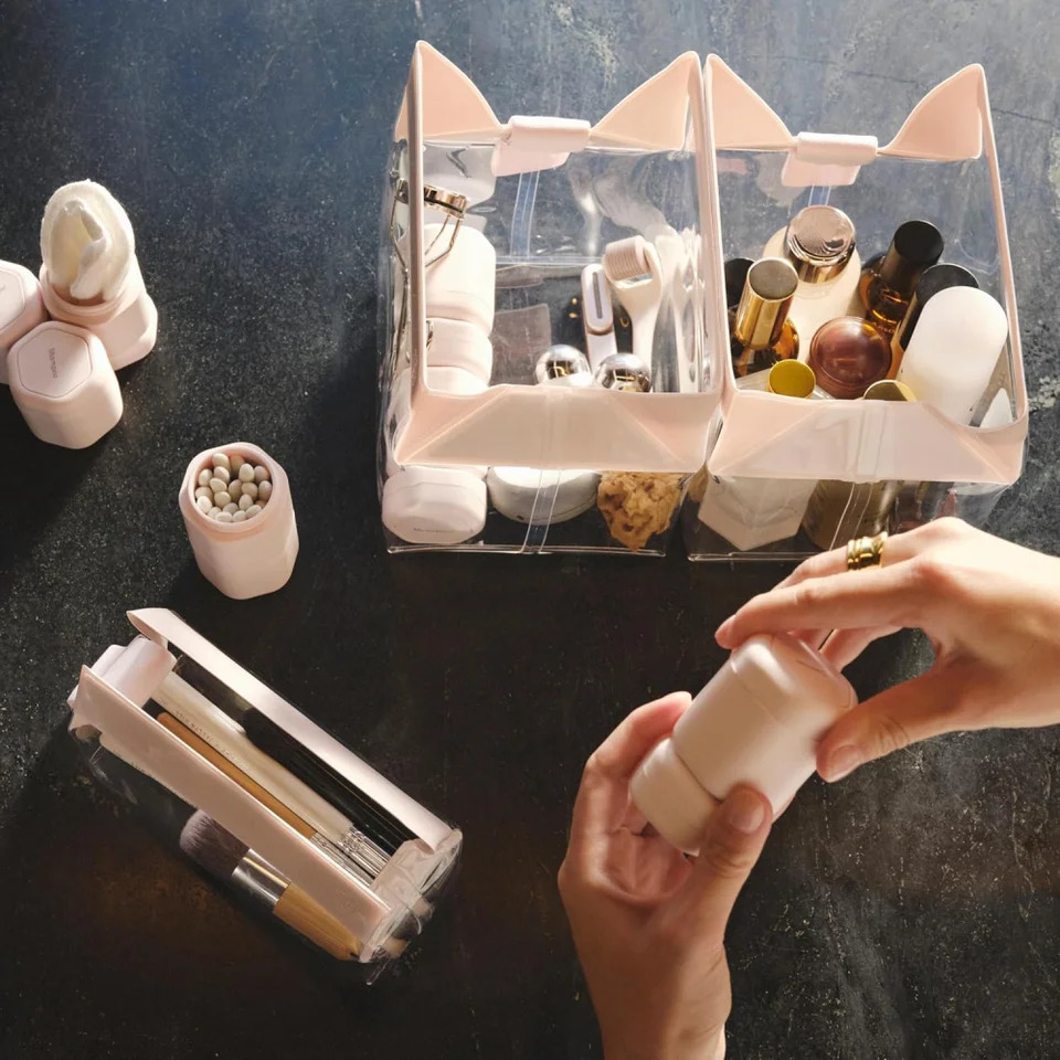 Magnetic absorption container with lid travel 3 small capsules suitable for shampoo conditioner body wash pills 260428BJ - view 7