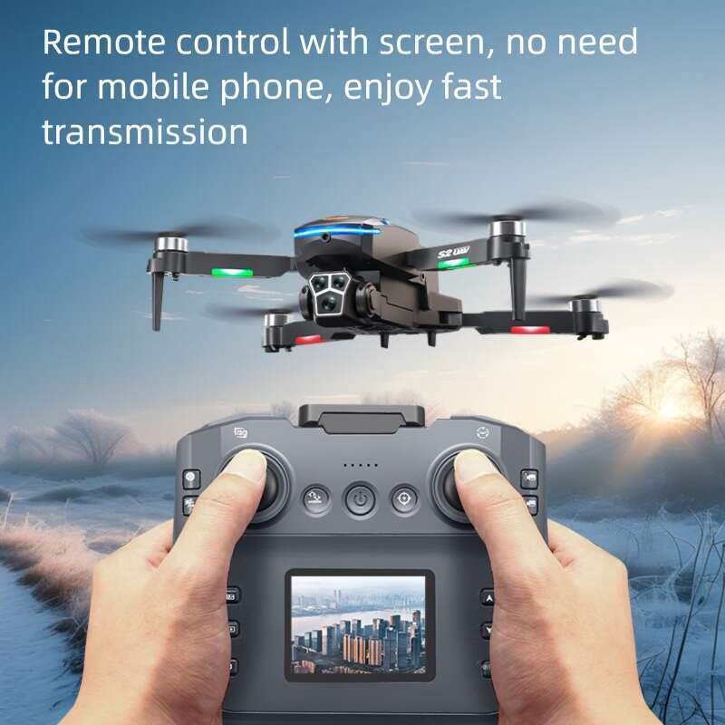 Famous Brand Wow Custom New Product S Drone With Screen K HD Dual Camera Remote Control Aircraft Obstacle Avoidance CKS
