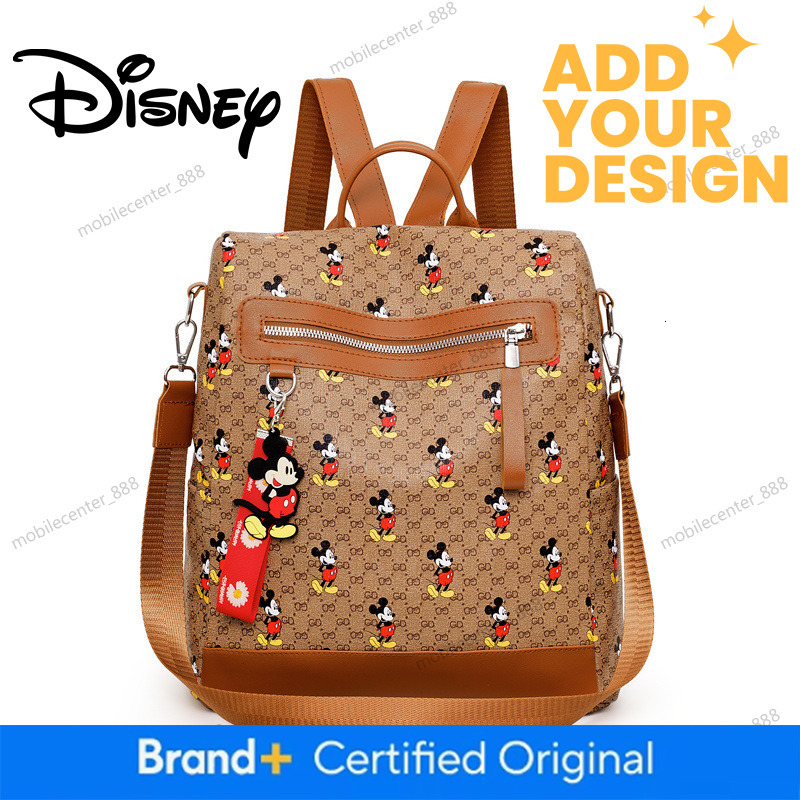 G Designer bag Disney Mickey Oxford Portable Backpack, Single-Shoulder Large Capacity, New Cute Lightweight School Bag, Wear-Resistant and Waterproof  - view 7