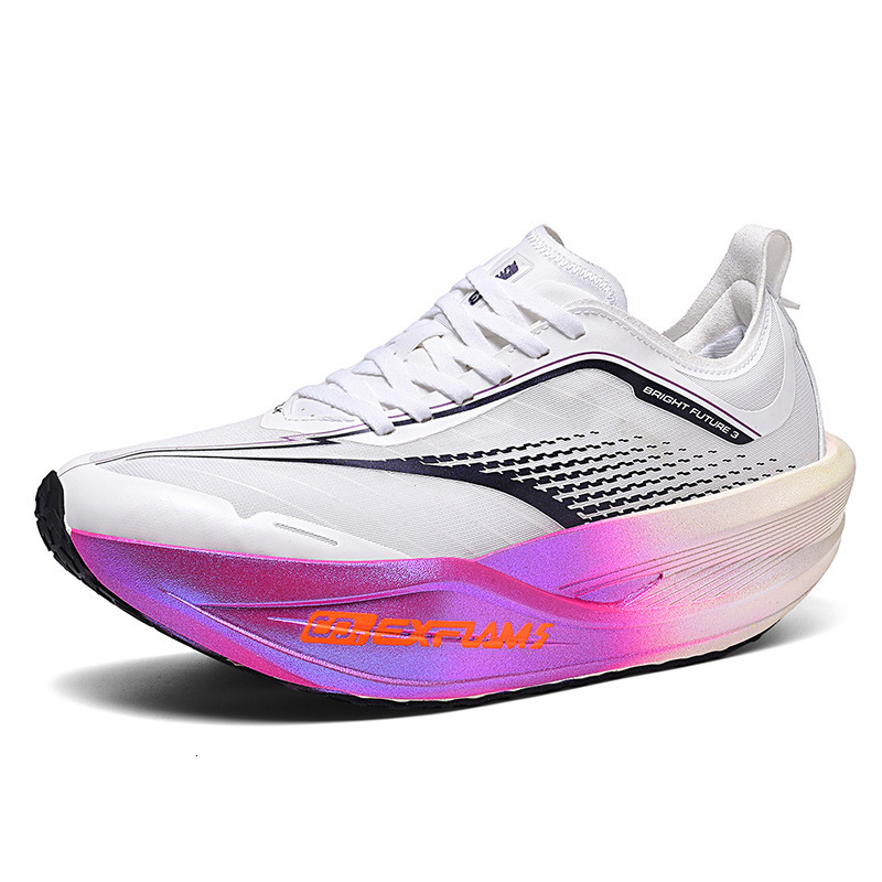 Women and Mens Professional Carbon Plate Racing Running Shoes Lightweight Breathable Marathon Trainers