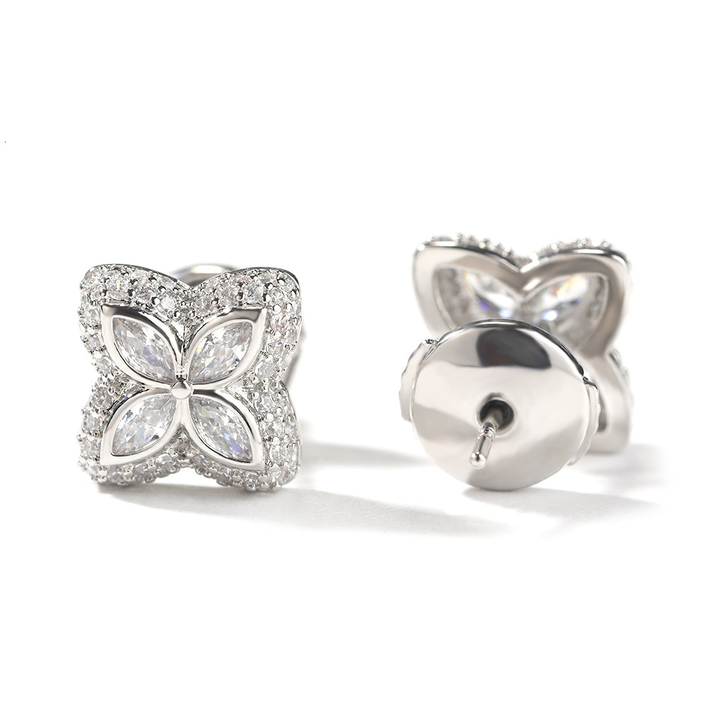Designer Jewelry New earrings with zirconia with steel pins simple and elegant design highend and stylish ear accessories Luxury brand accessories