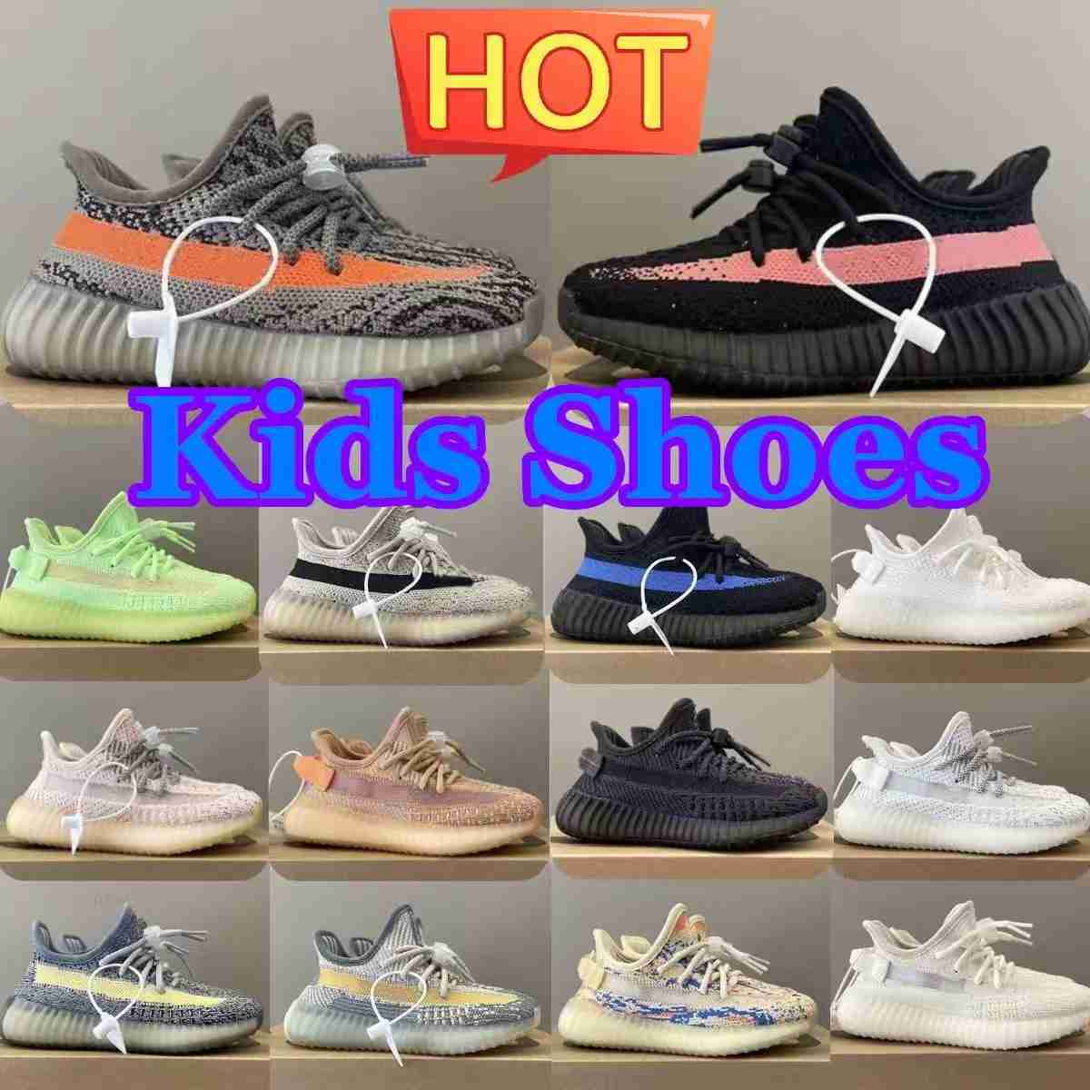 2027 kids shoes Onyx Steel Grey Bred Black Reflective Salt Tail Light Cream White Triple White boys youth sneakers size 24-35