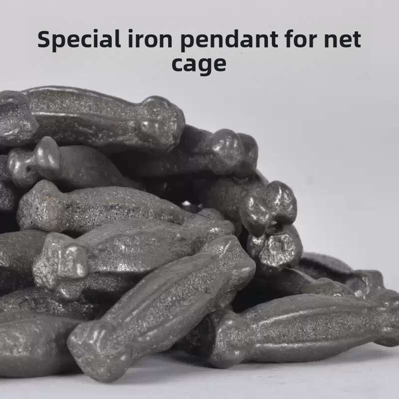 Heavy Duty Fishing Net Weights & Cast Net Lead Sinks - Iron Sinkers for Shrimp Traps, Gill Nets & Crab Pots