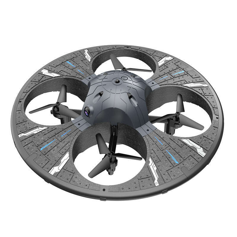 Famous Brand S Intelligent Obstacle Avoidance Foam UFO Children S Remote Control Aircraft HD Drone Light Up Toy Multi Axis CKS