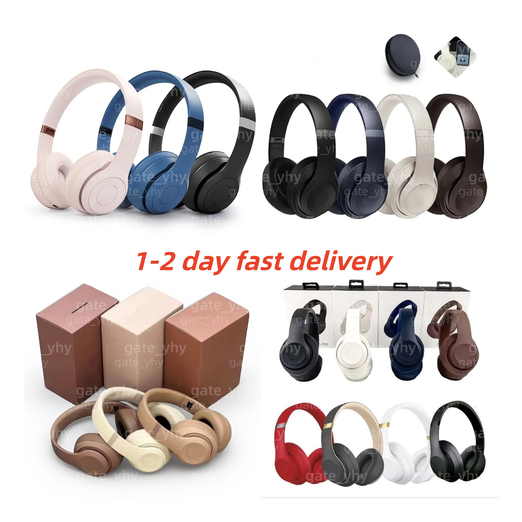 Wireless Studio Headphones solo 4 Professional Bluetooth Earphones noise reduction wireless headset Magic recording headband