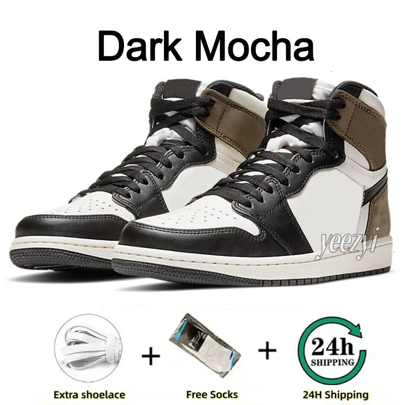 Designer 1S Basketball Shoes For Men Women 1 S University Blue Dark Mocha Chicago Top UNC Hyper Royal High Bloodline Satin-Snake Taupe Haze Trainers S