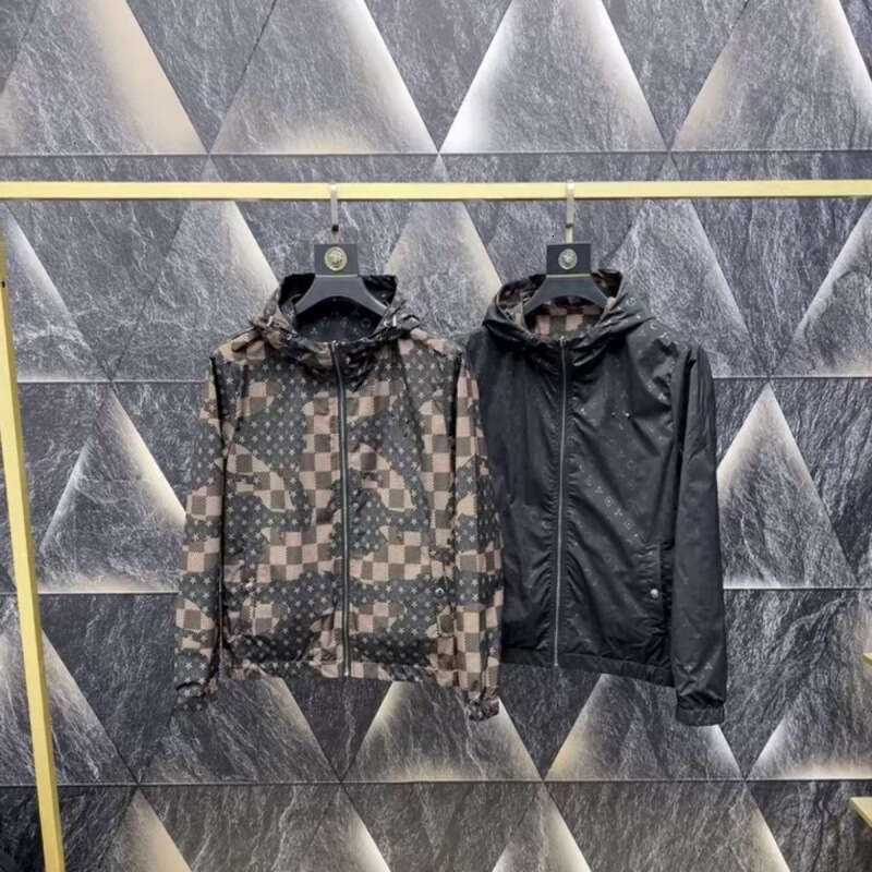 2026 Spring New European Fashion Brand Men's Hooded Double-Sided Jacket, Stylish And Versatile Casual Coat - view 3