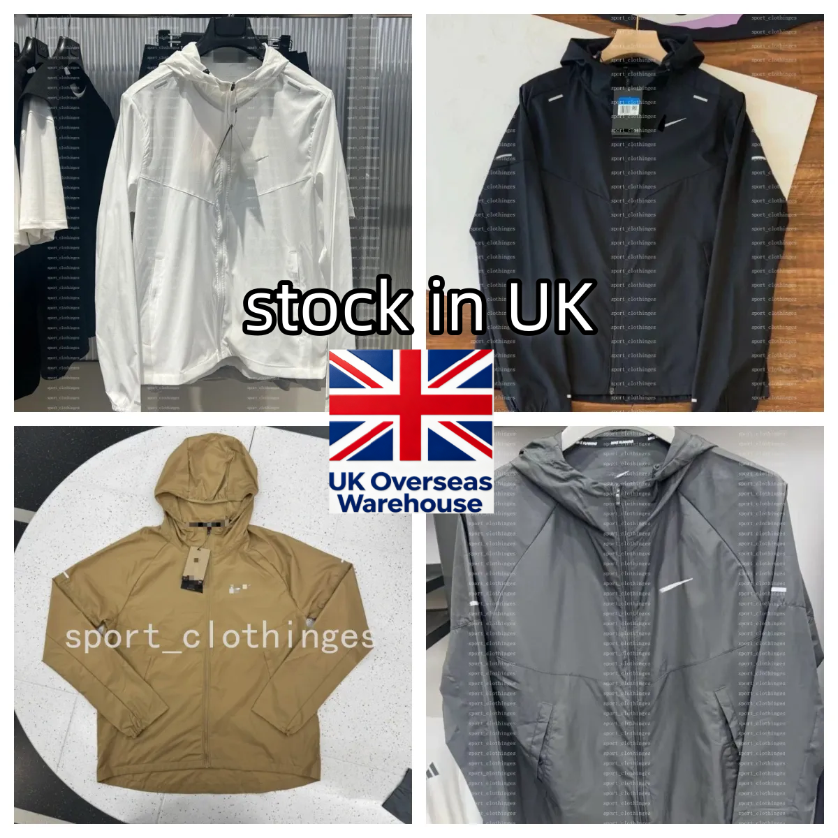 Windbreaker Zipper Hoodie Jacket Retro Windproof Street Sports Coat Designer Men's Oversized Sweatshirt Fashion Casual Outerwear