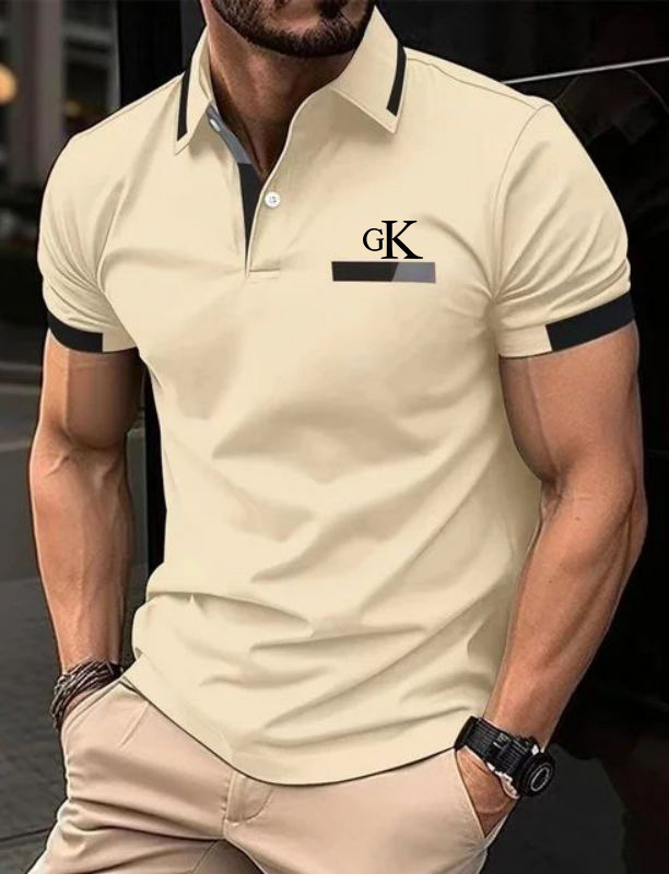 Men Polo Shirts Tshirt Short Sleeved Shirt Summer Wear Can Be Paired With Different Styles Of Clothing Unique And Elegant Printed Design