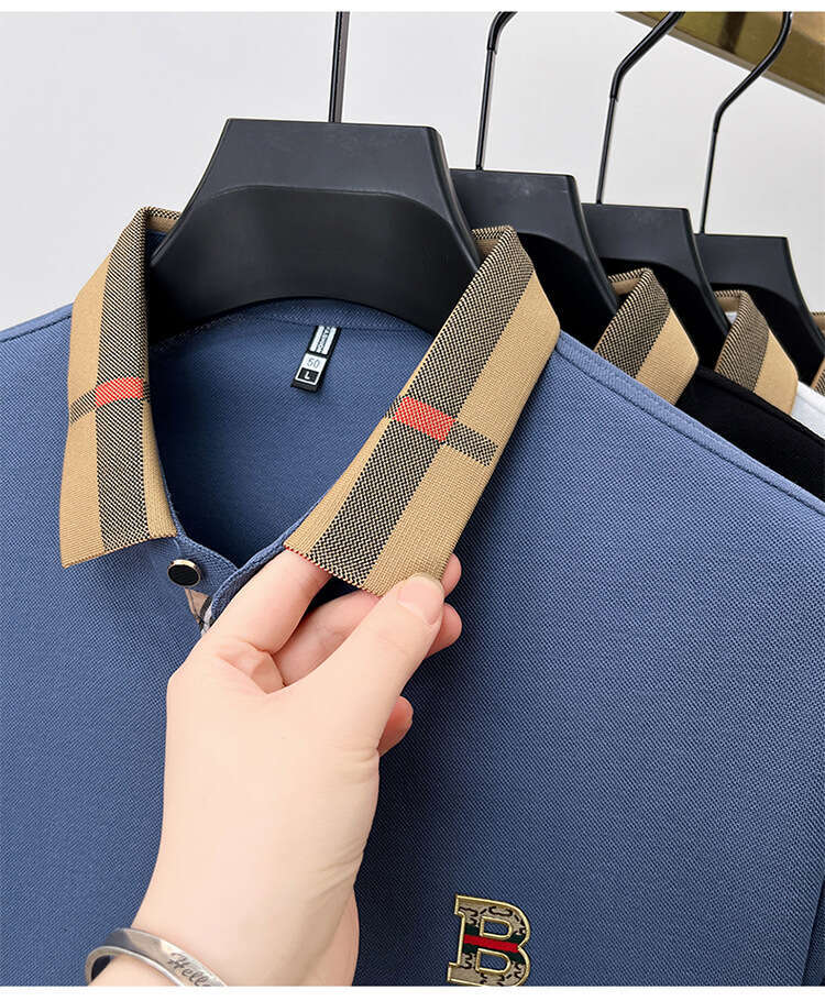Luxury Brand Designer Clothes Premium Business Paul Authentic Men's Clothing Men's Polo Shirt Summer Turn-Down Collar With Fashion Design Sh