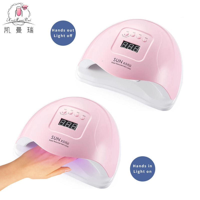 Nail Dryers SUNUV SUN6 Smart Lamp Nail LED UV Lamp Dryer Metal Bottom LCD Timer Multicolors for Curing UV Gel Polish Nail Art Tools 230410
