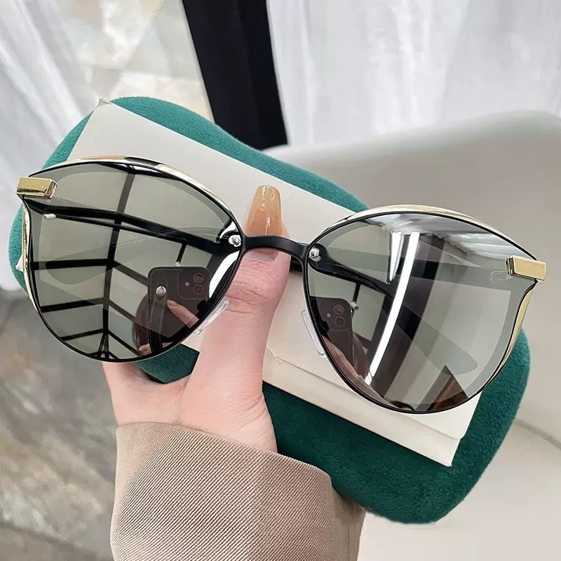 New Fashion Polarized Sunglasses for Women Trendy Ins Internet Celebrity Sunglasses UV Protection Sunglasses for Women 250613