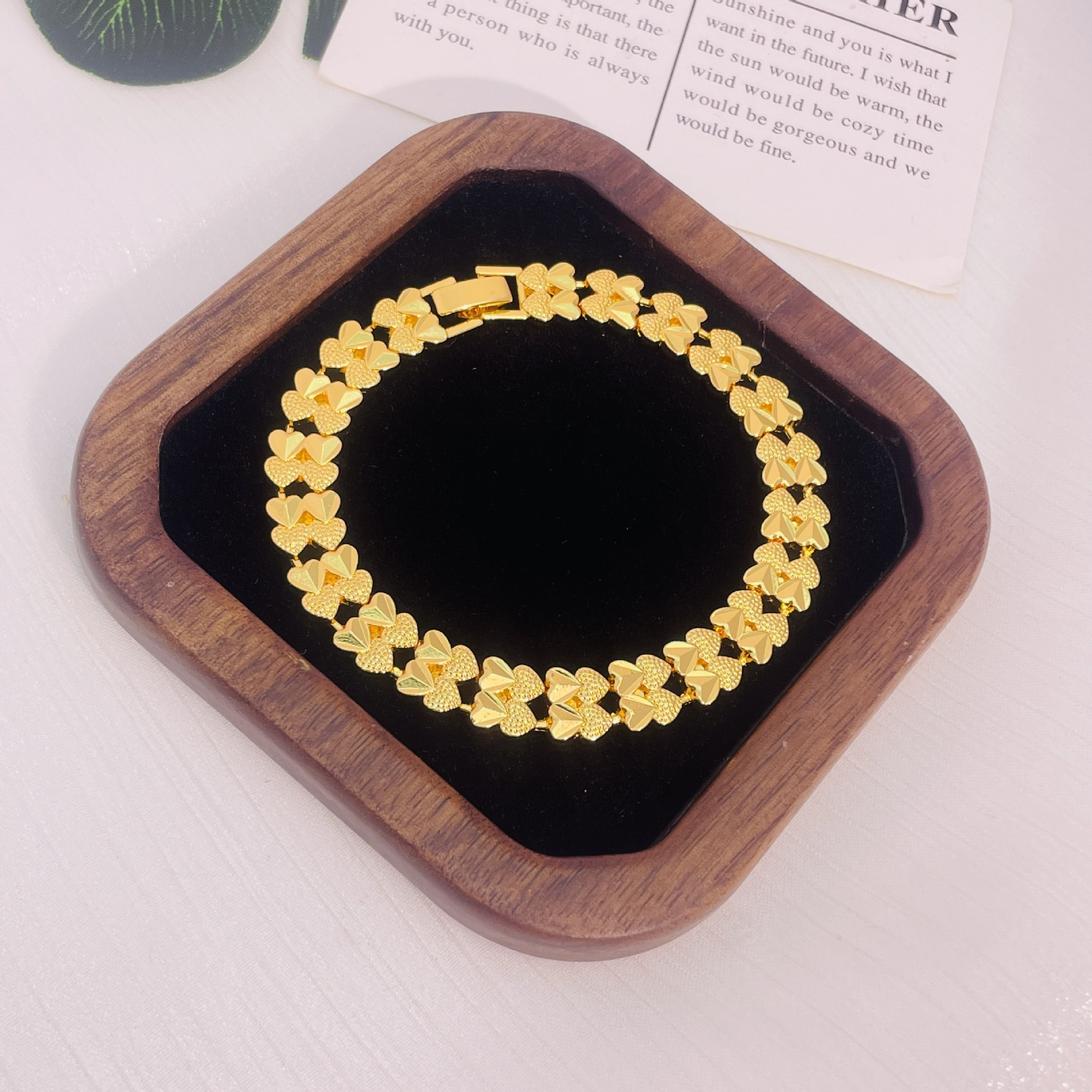 Designer Jewelry Bestseller gold Women Yellow Bracelet gold FortuneBringing Vintage Hand Jewelry Wholesale Luxury brand accessories