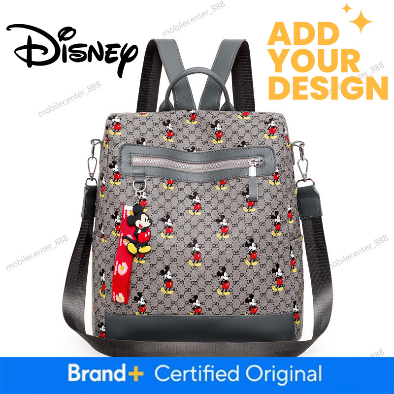 G Designer bag Disney Mickey Oxford Portable Backpack, Single-Shoulder Large Capacity, New Cute Lightweight School Bag, Wear-Resistant and Waterproof  - view 5