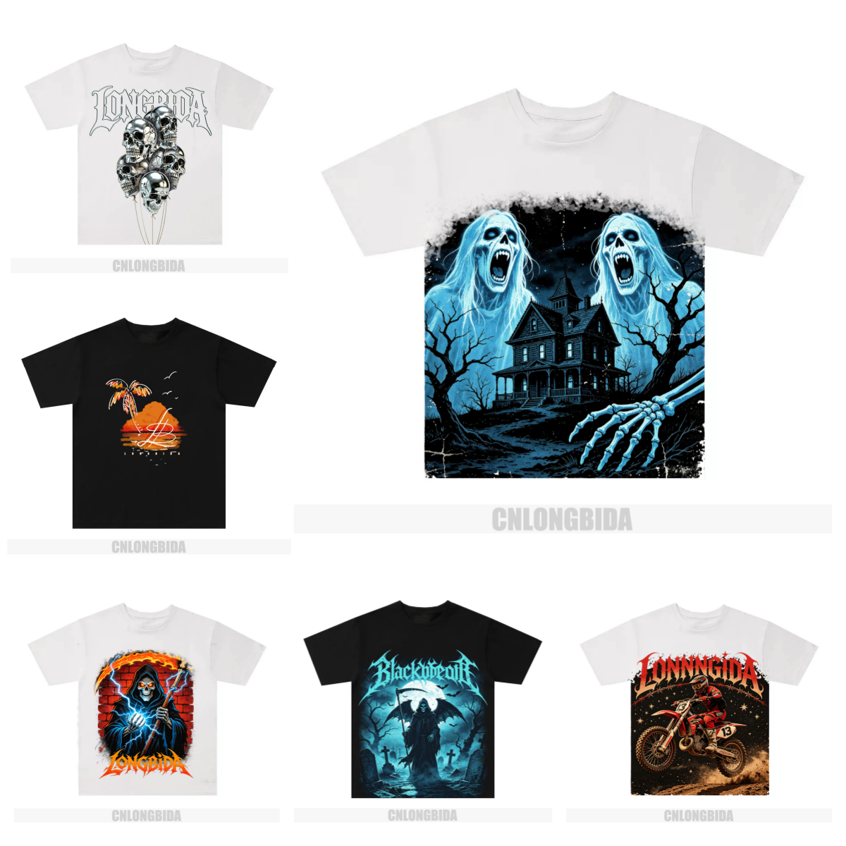 Men's T Shirts Vintage T-Shirts Retro Hip-hop Casual Fashion Cotton Short Sleeve High Quality Pattern Print American Street Style For Men