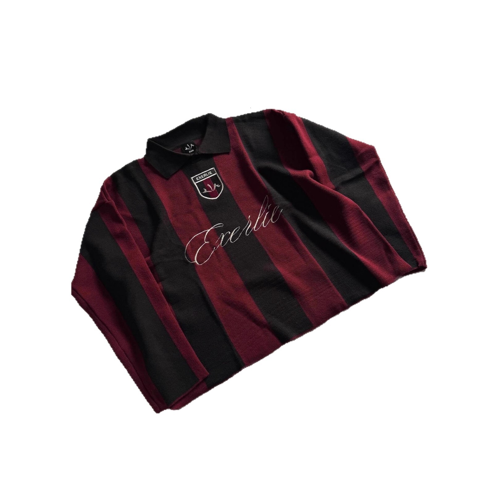 Sweater Men Designer Polo Sweater Long Sleeve Shirt European American Style Striped Letter Embroidered Knit Sweater Loose Fit Unisex Top