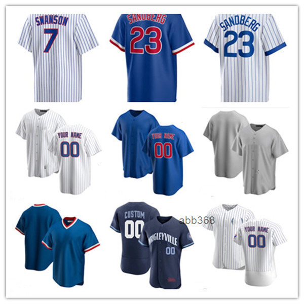 Cubs Jersey 23 Ryne Sandberg 7 Dansby Swanson Cody Bellinger Ian Happ Nico Hoerner Seiya Suzuki Michael Busch Mike Tauchman Shota Imanaga Jameson Tail